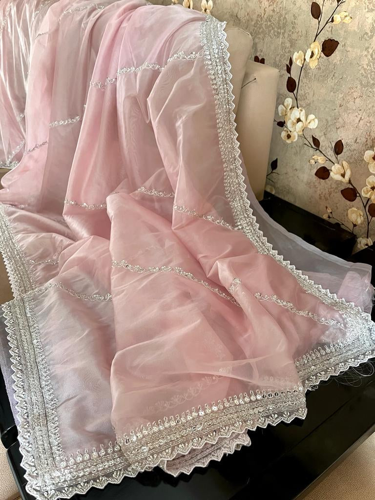 Mahi organza katdana gorgeous sarees - Saffronfashionindia