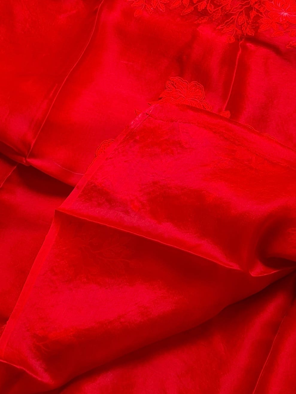 Ivisha Organza silk saree Indian wedding sarees blouse SaffronFashion