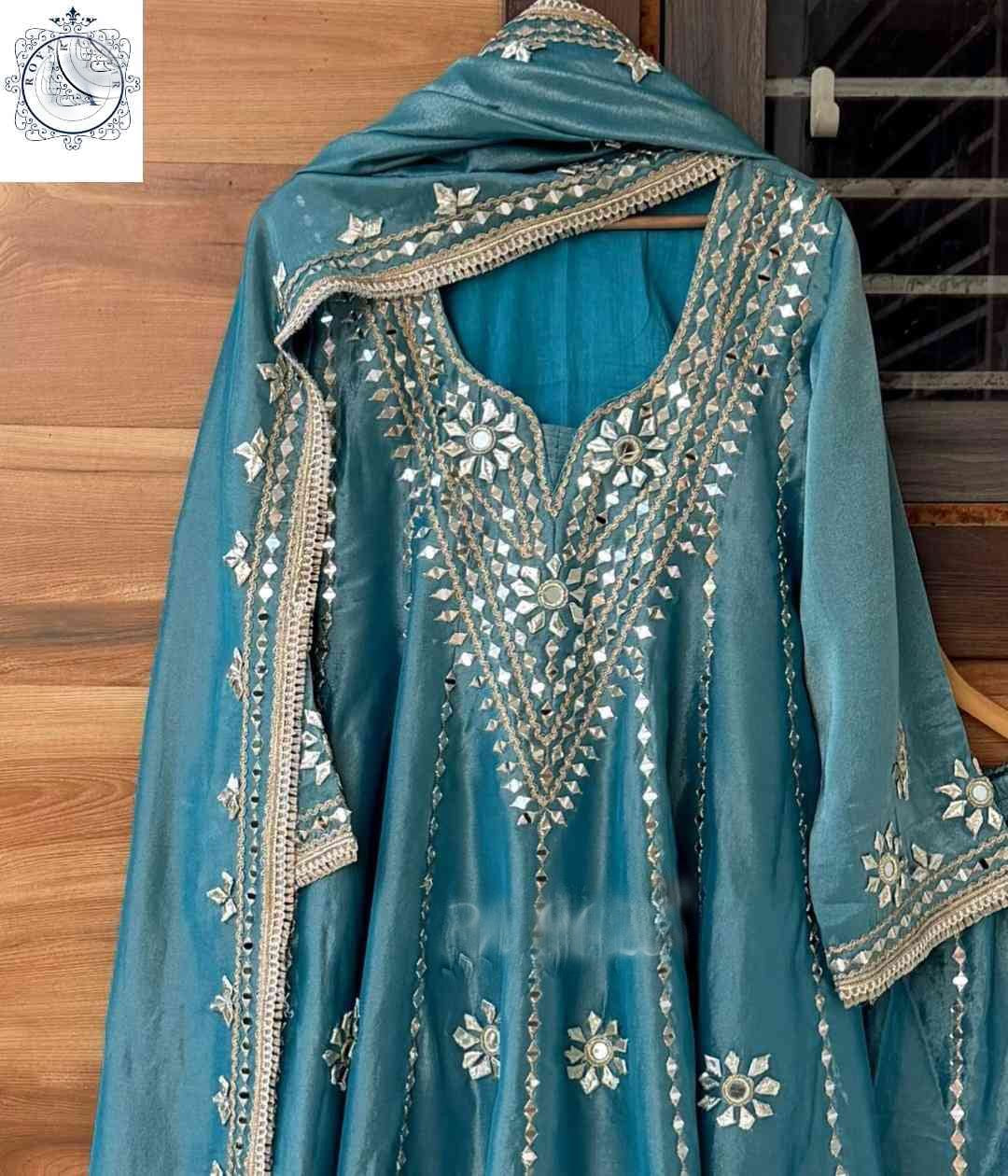 Kanjeevaram tissue stitched dresses Indian dress Saffronfashionindia