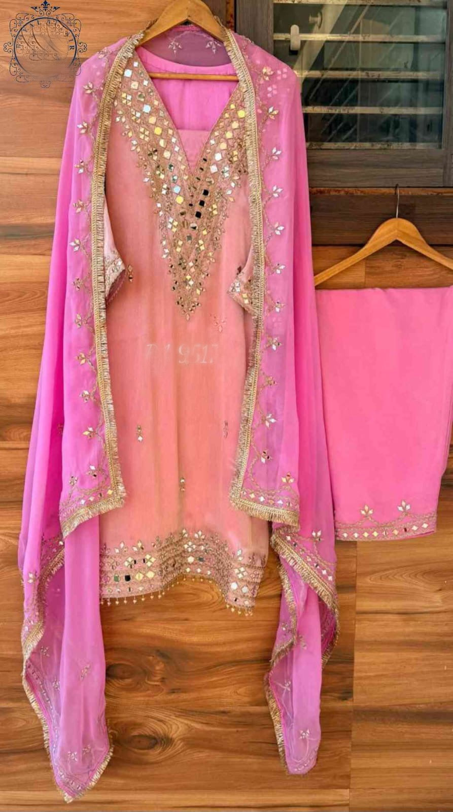 Bridesmaid tissue stitched dress women dresses Saffronfashionindia