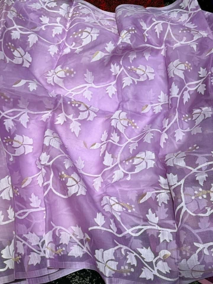 Subisha Jamdani Saree Bengal Tradition sarees - Saffronfashionindia