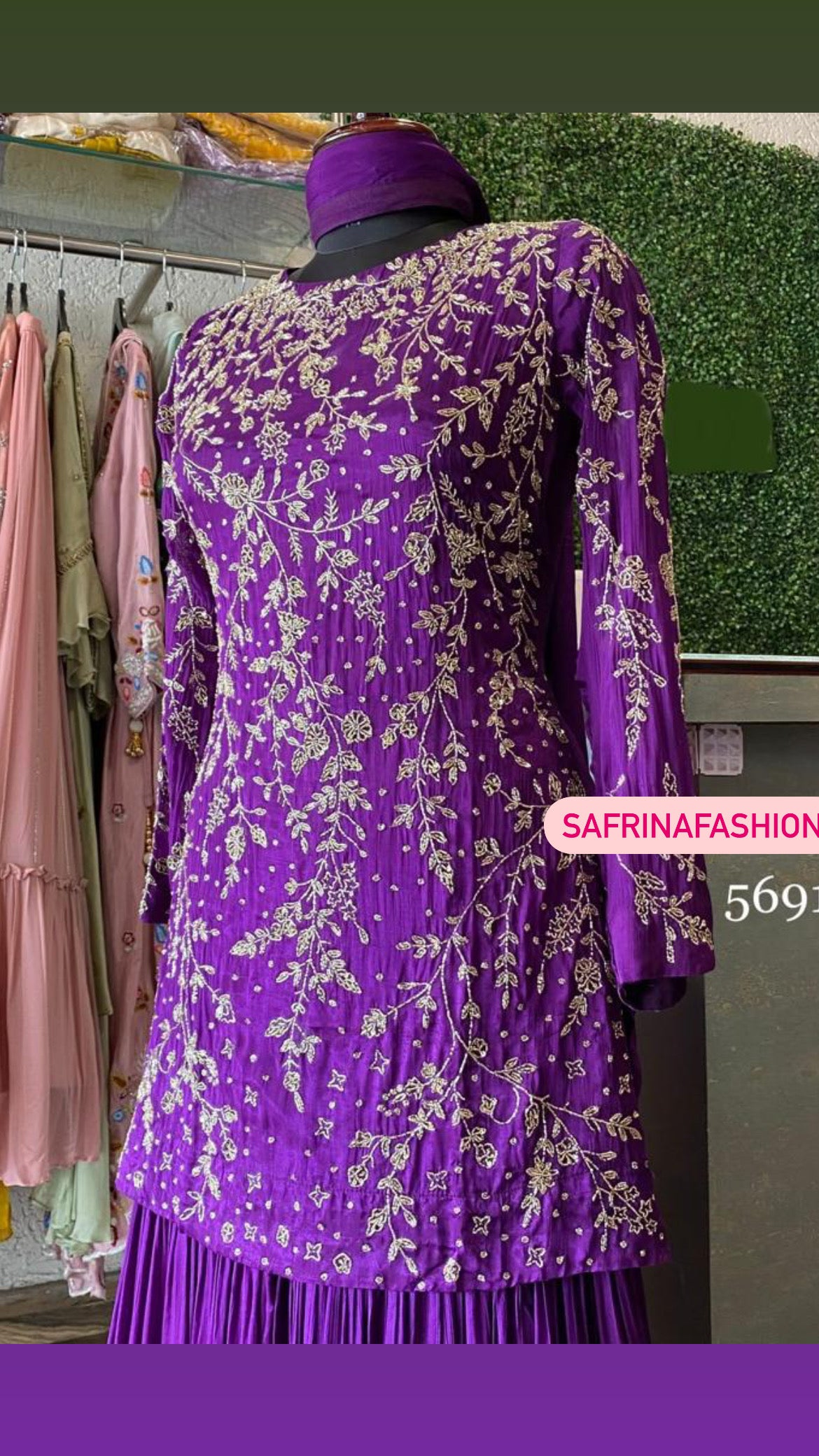 Women Gharara Set Indian Partywear Dress - Saffronfashionindia