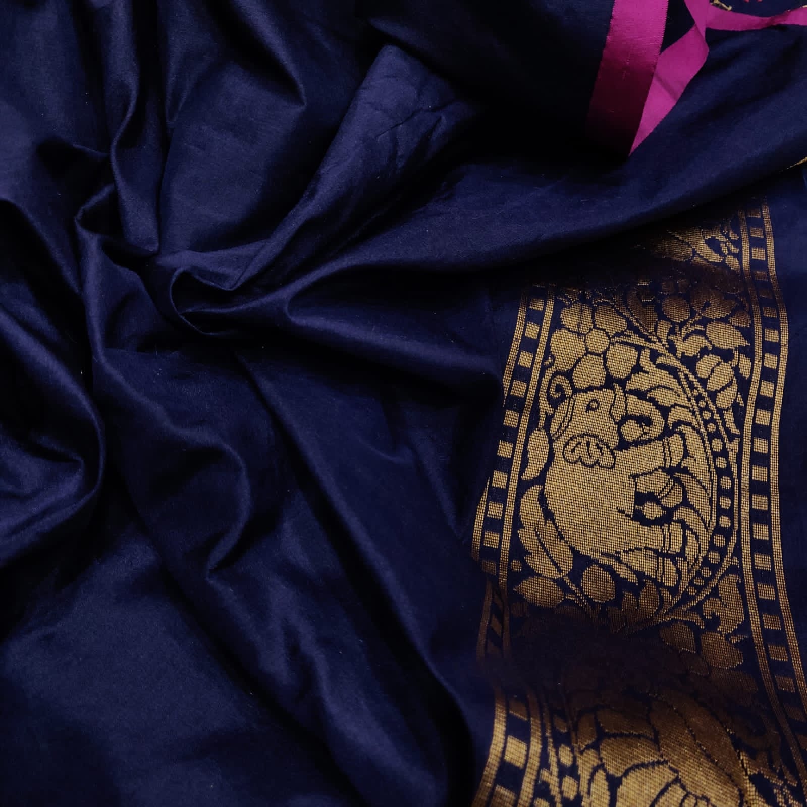 Harijana katan silk handwoven silk sarees - Saffronfashionindia