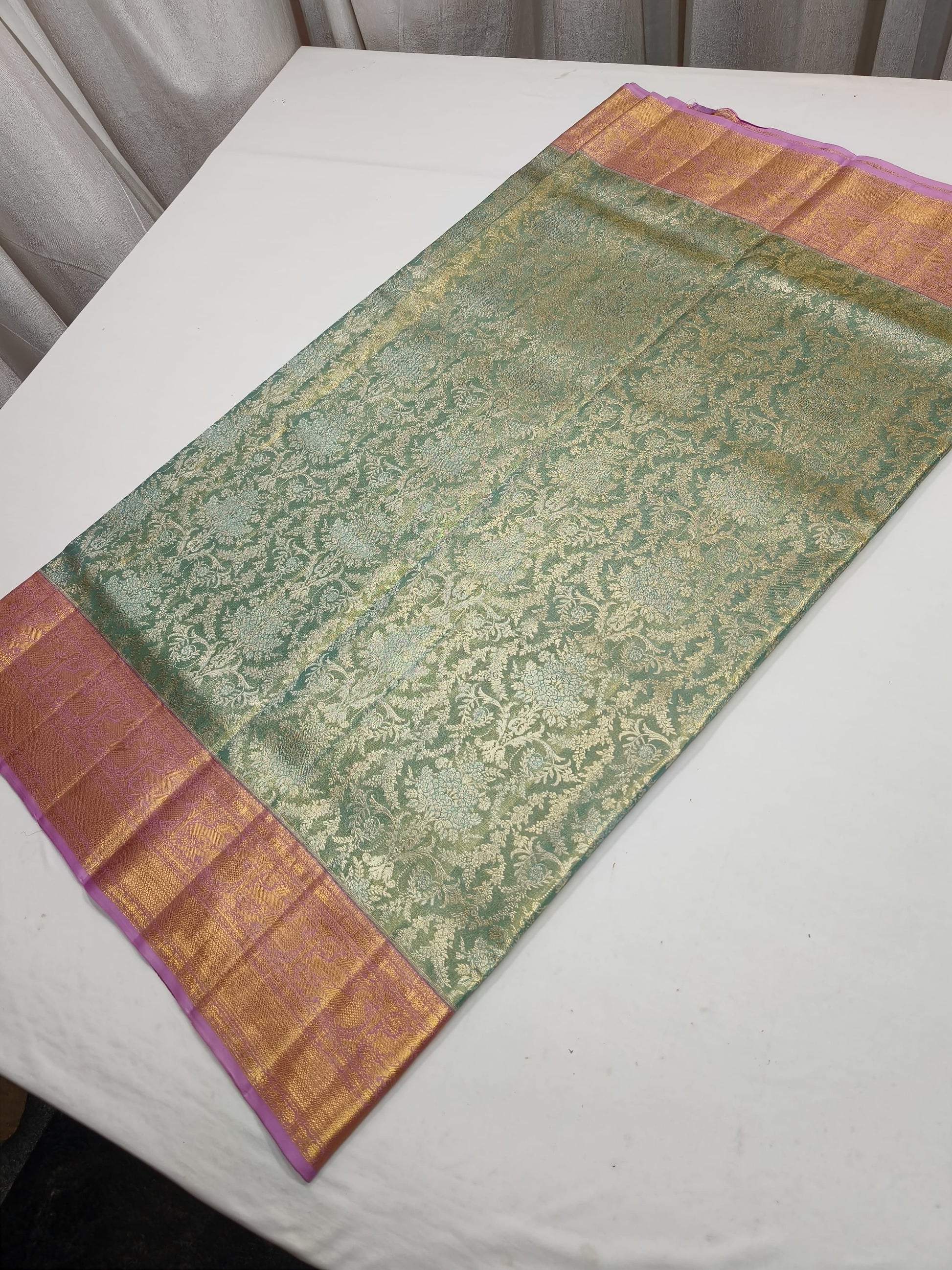 Pure silk Kanjeevaram saree traditional Indian sarees - Saffronfashionindia