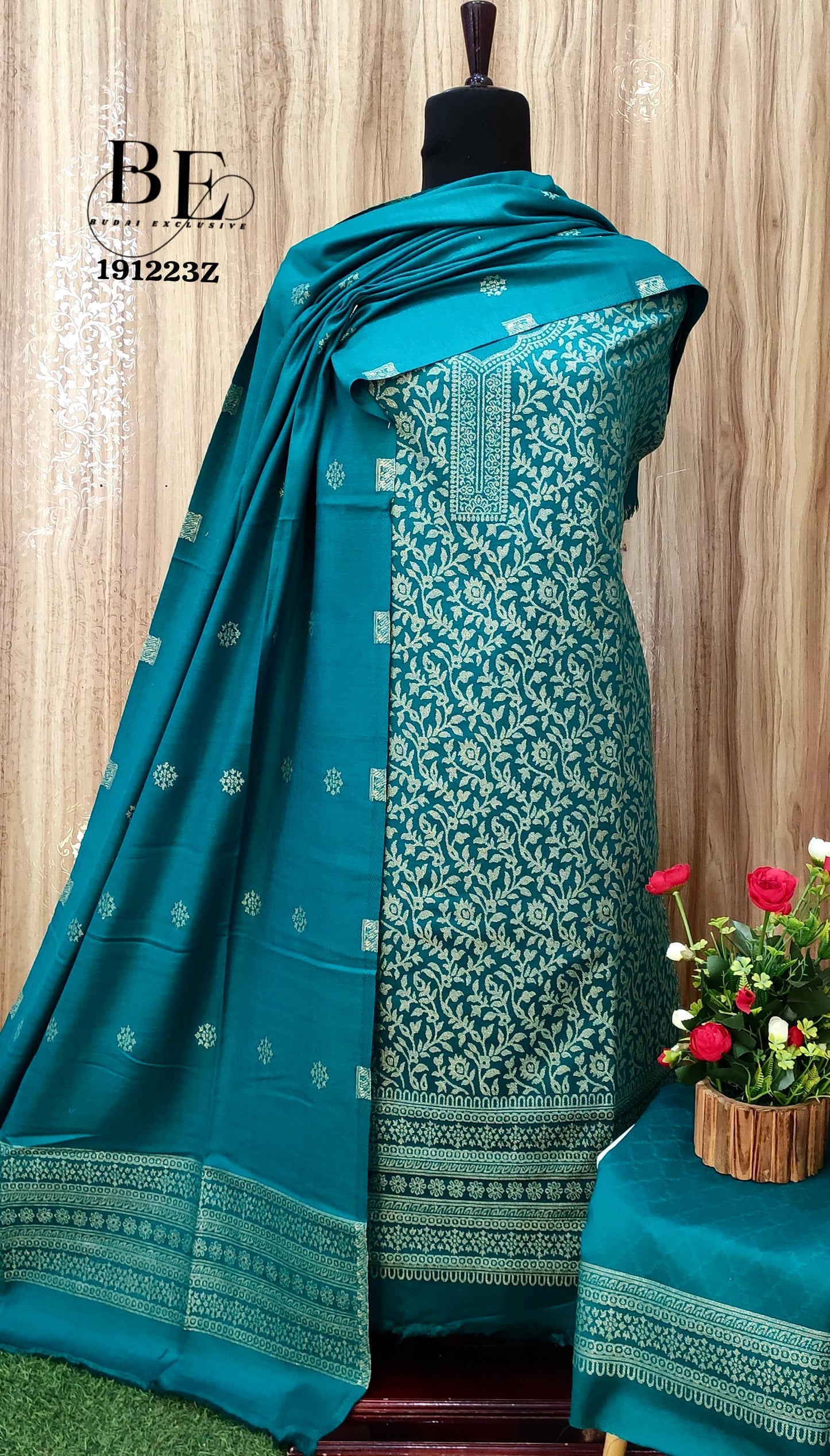 Pashmina Indian Pakistani Salwar Kameez - Saffronfashionindia