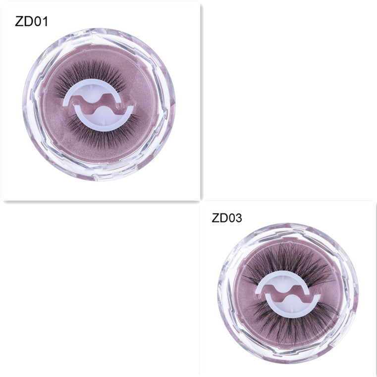 Self-adhesive Reusable Glue-free Eye Lashes With Natural Curl - Saffronfashionindia