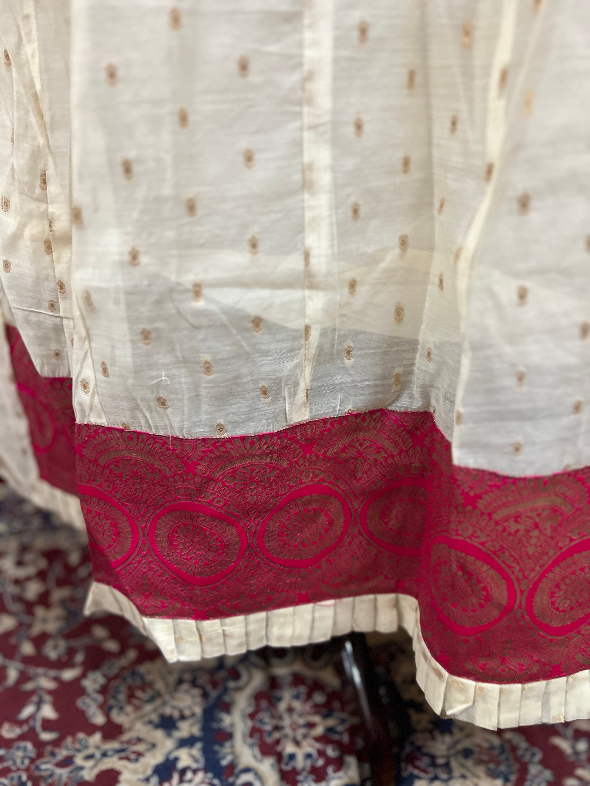 Pink Anarkali women Kurti Dupatta Set - Saffronfashionindia