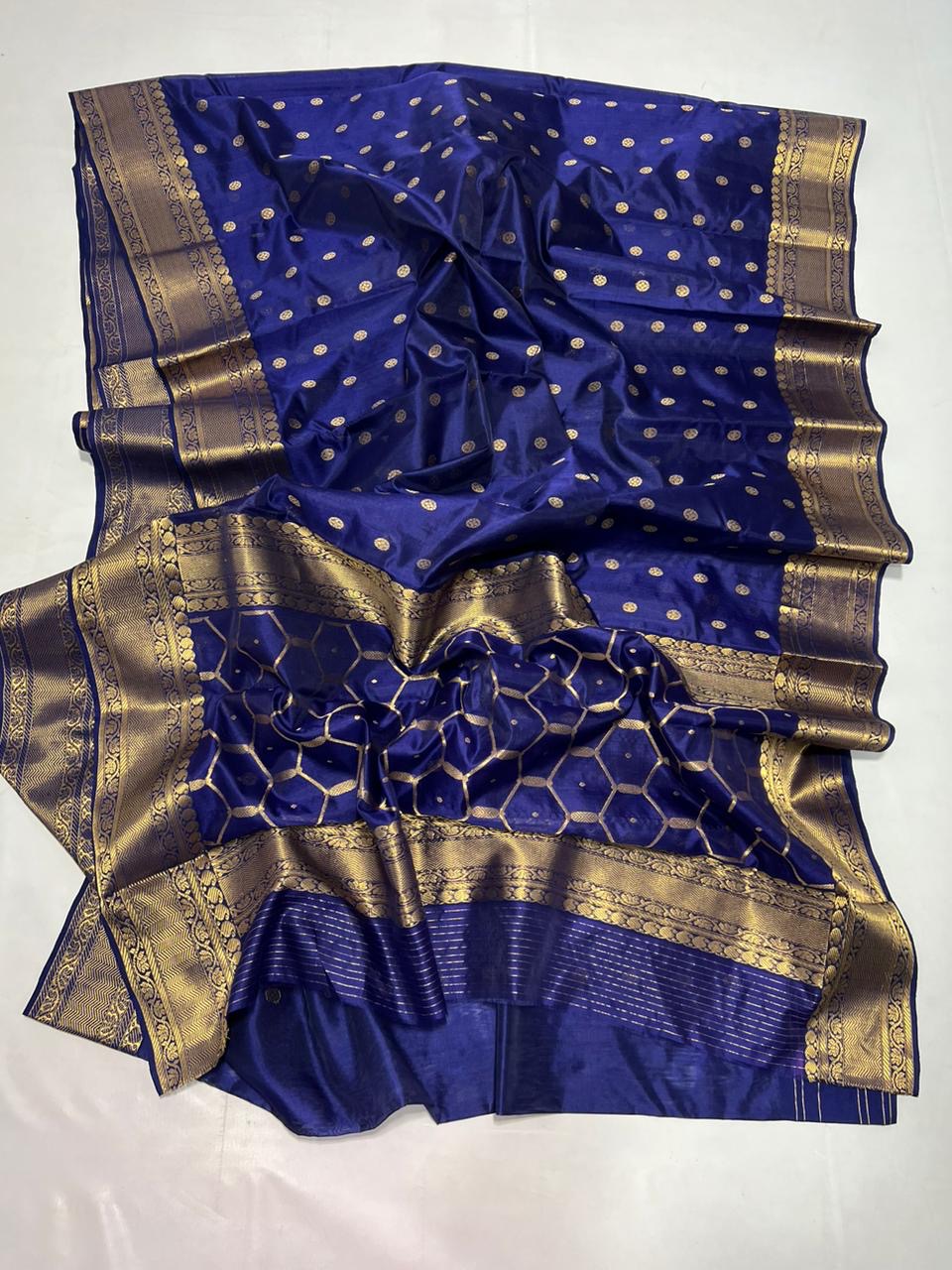 Karima Chanderi saree Indian saree - Saffronfashionindia