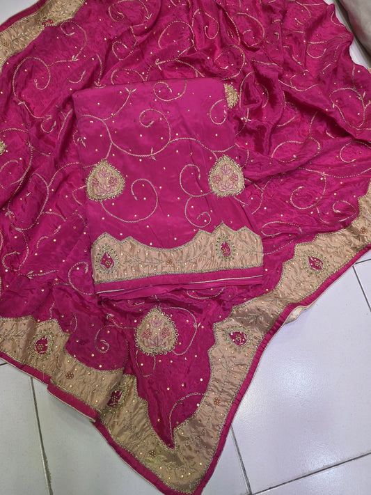 Pink punjabi salwar suit Indian Salwar suit women clothing Saffronfashionindia