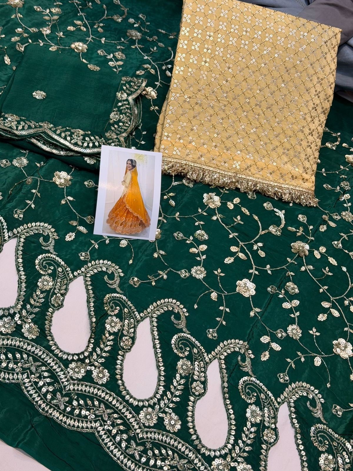 Crepe Salwar kameez punjabi salwR suit Indian Salwar kameez Saffronfashionindia