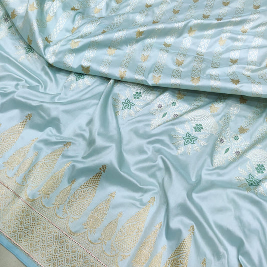 Chameli Katan kadwa exclusive saree - Saffronfashionindia