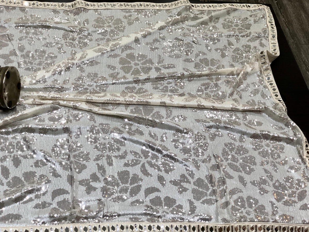 Designer sequence saree gorgeous blouse partywear sarees SaffronFashion