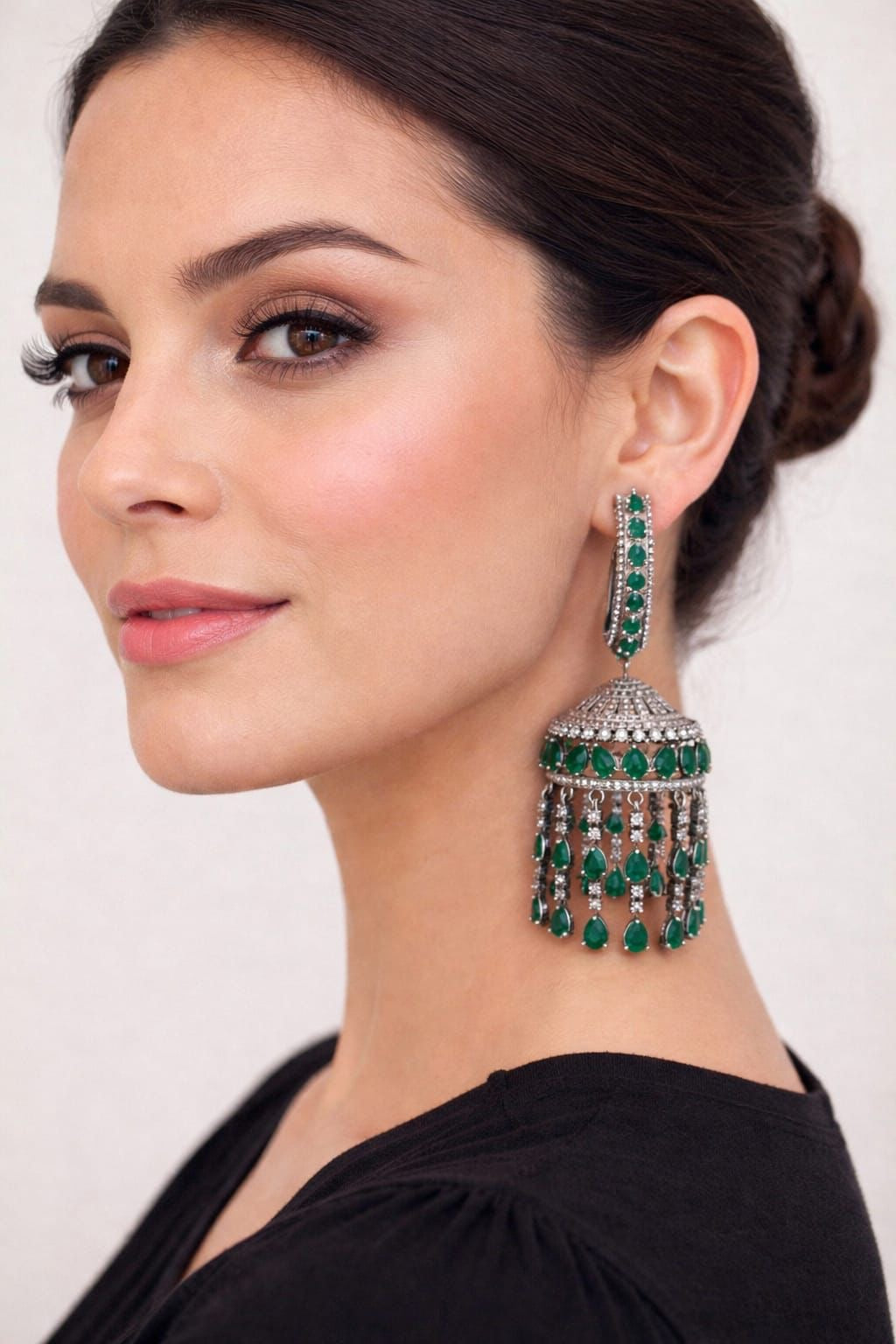 Mahiva jhumki handmade jhumki women jewellery Saffronfashionindia