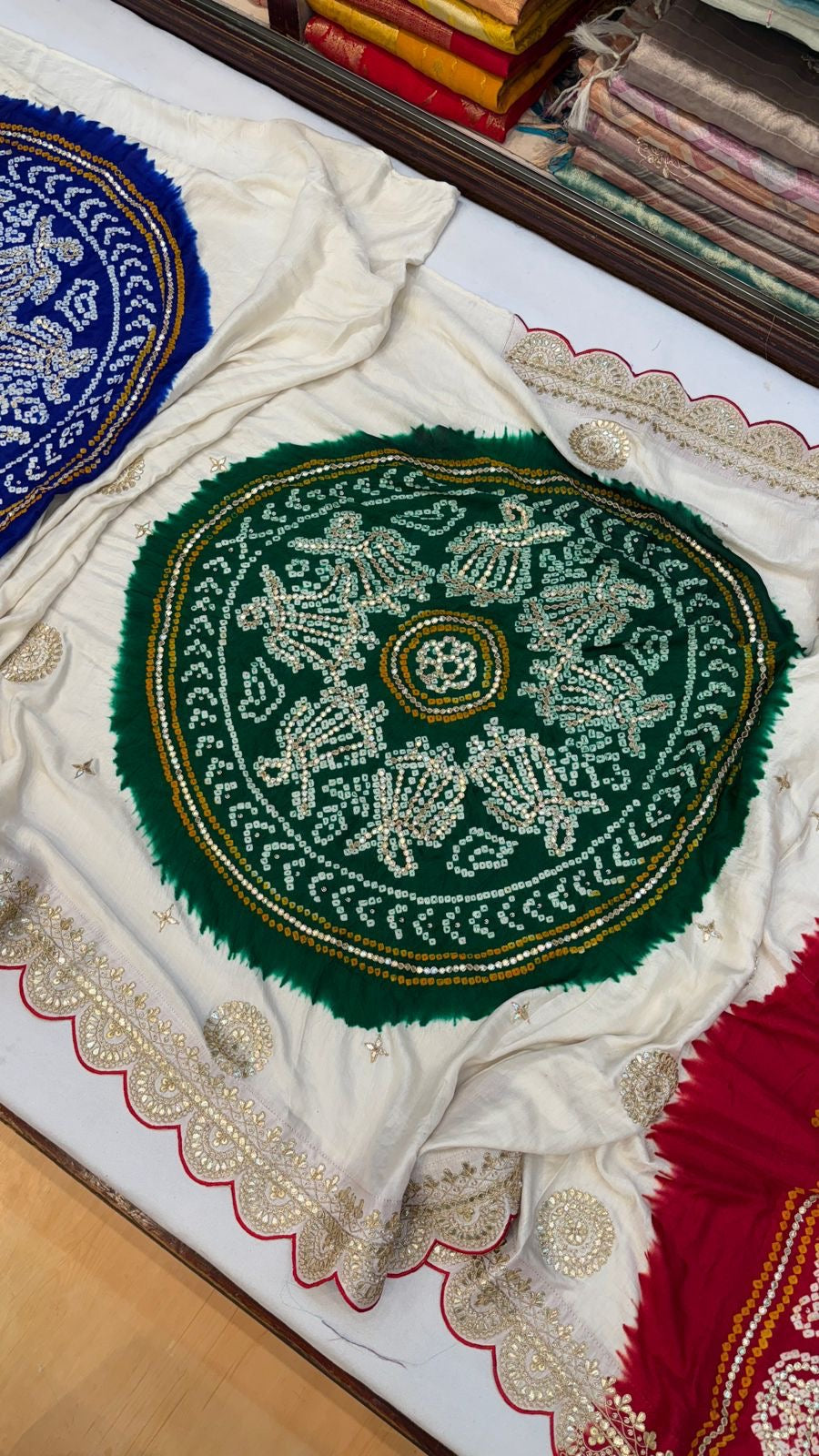Luxury elegant gajji silk saree traditional saree Indian heritage sarees SaffronFashion
