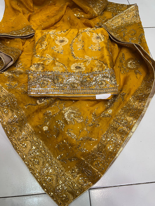 Banarsi punjabi Suit / Indian Salwar Suit - Saffronfashionindia