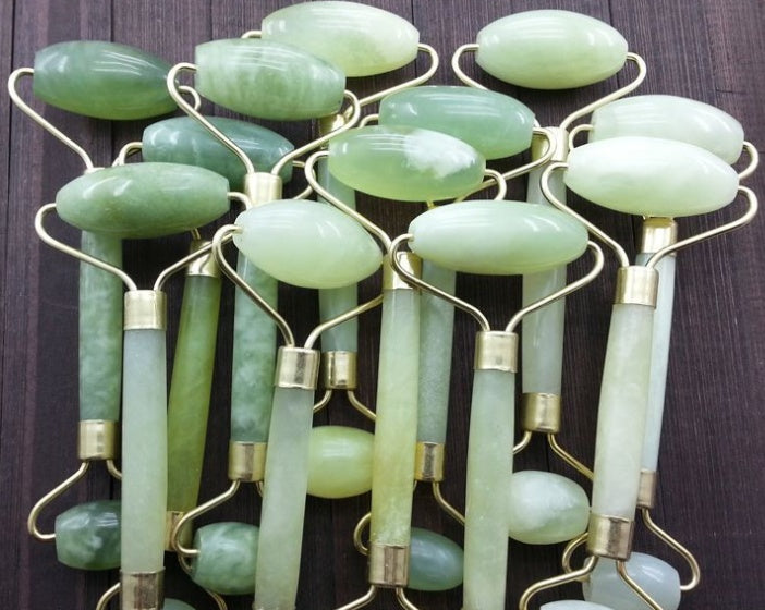 Beauty Jade Massage Facial Massage Beauty Massage Roller - Saffronfashionindia