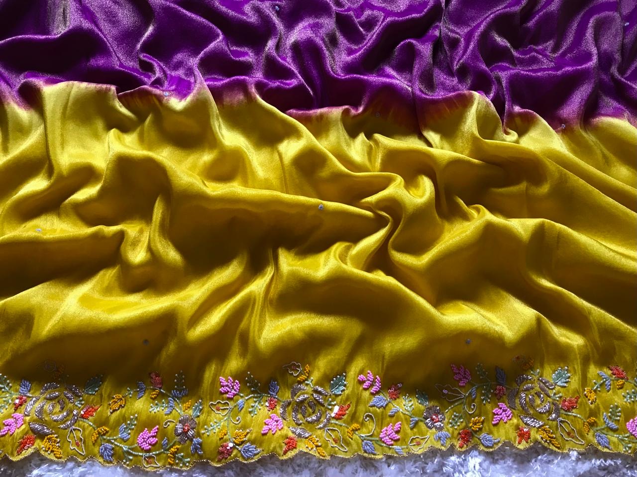 Premium Zari tissue silk saree Partywear sarees - Saffronfashionindia