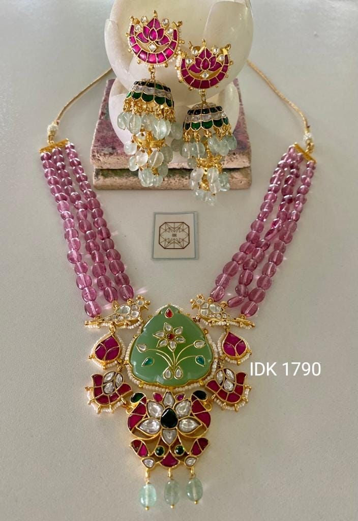 Remika ethnic indowestern styled Necklace set - Saffronfashionindia