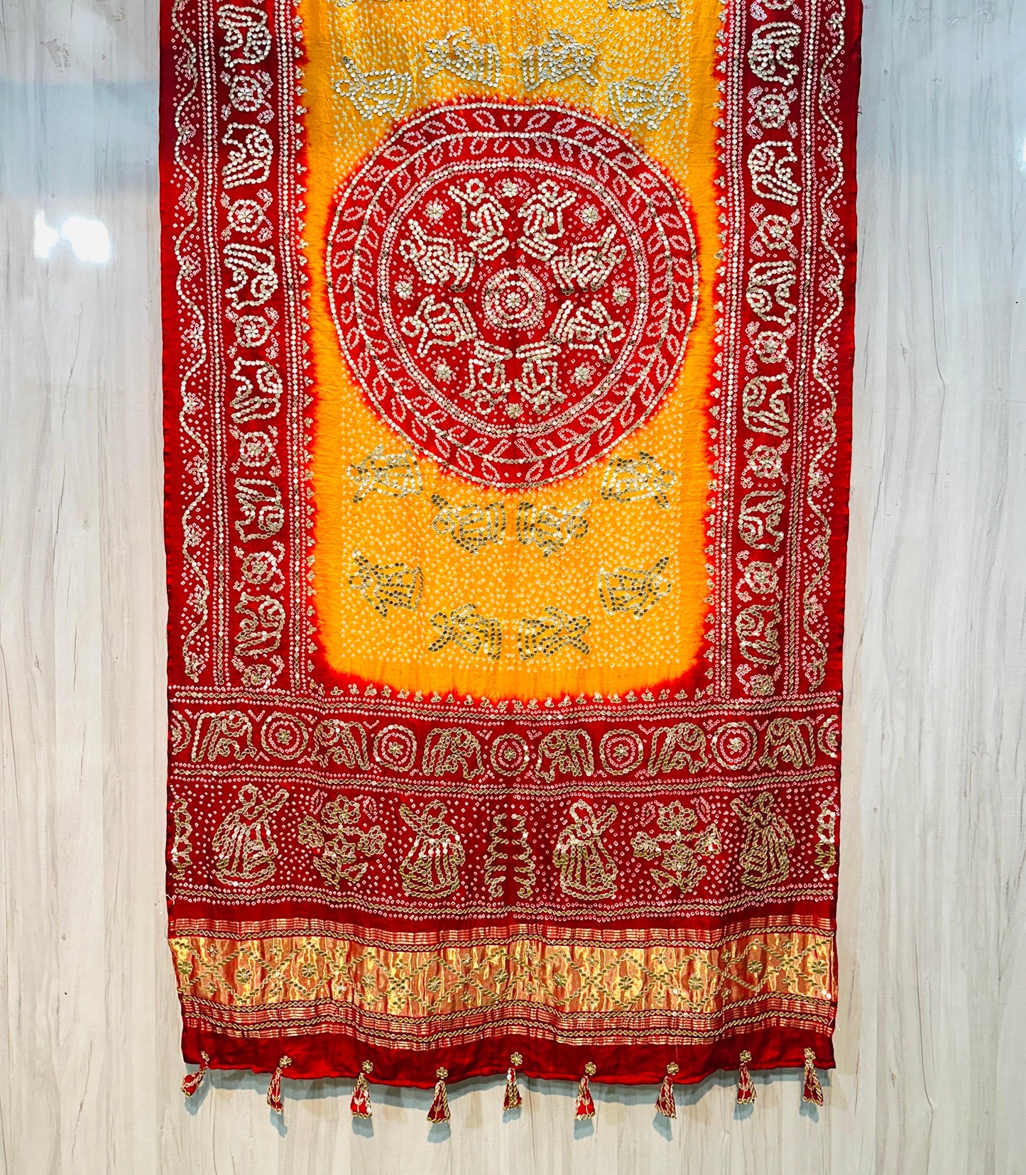 Luxurious gajji silk dupatta Indian traditional dupatta - Saffronfashionindia