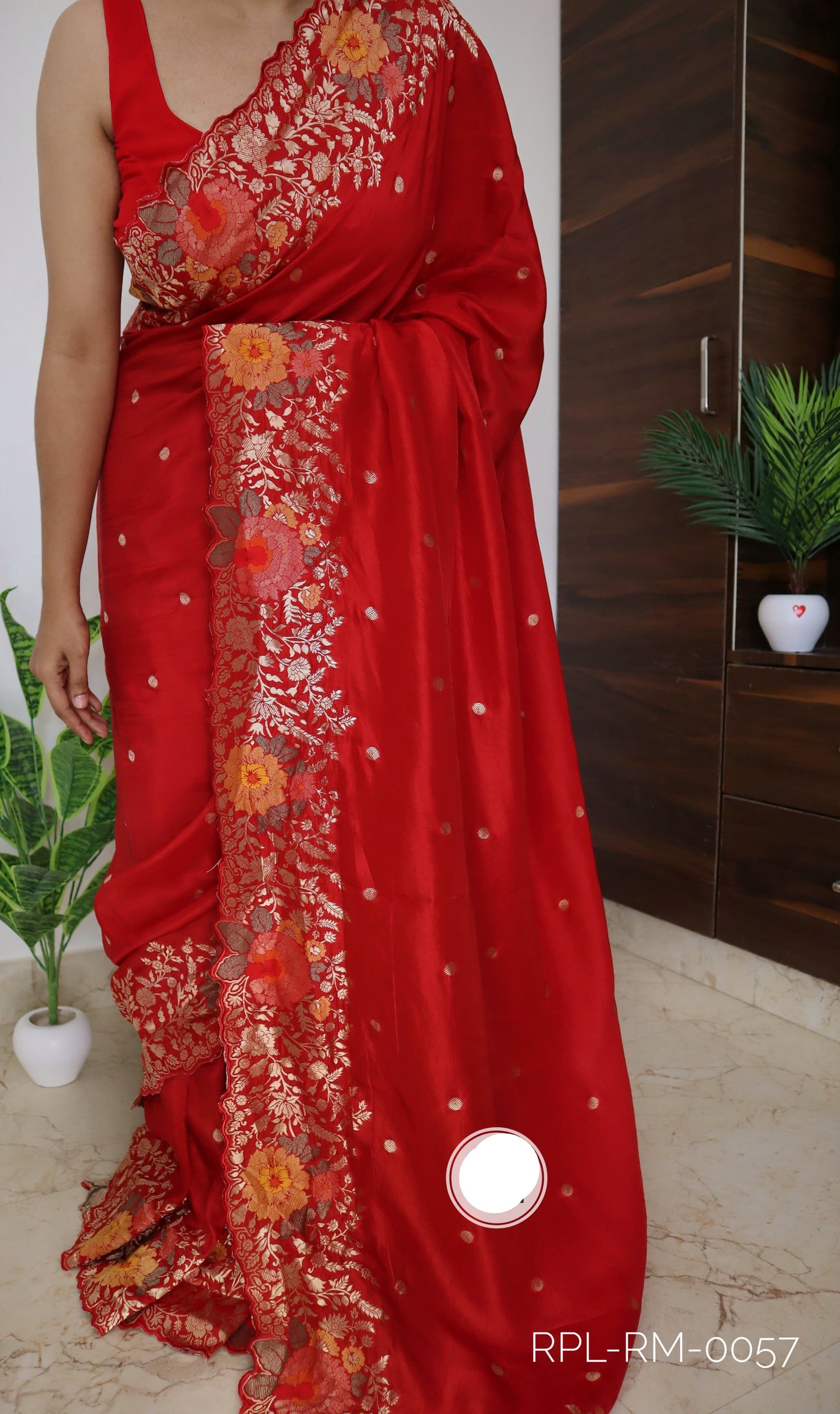 Meenakari munga silk saree women sari blouses - Saffronfashionindia