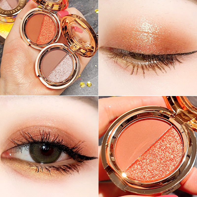 Duo Eyeshadow Pumpkin Earth Matte Gold SaffronFashion