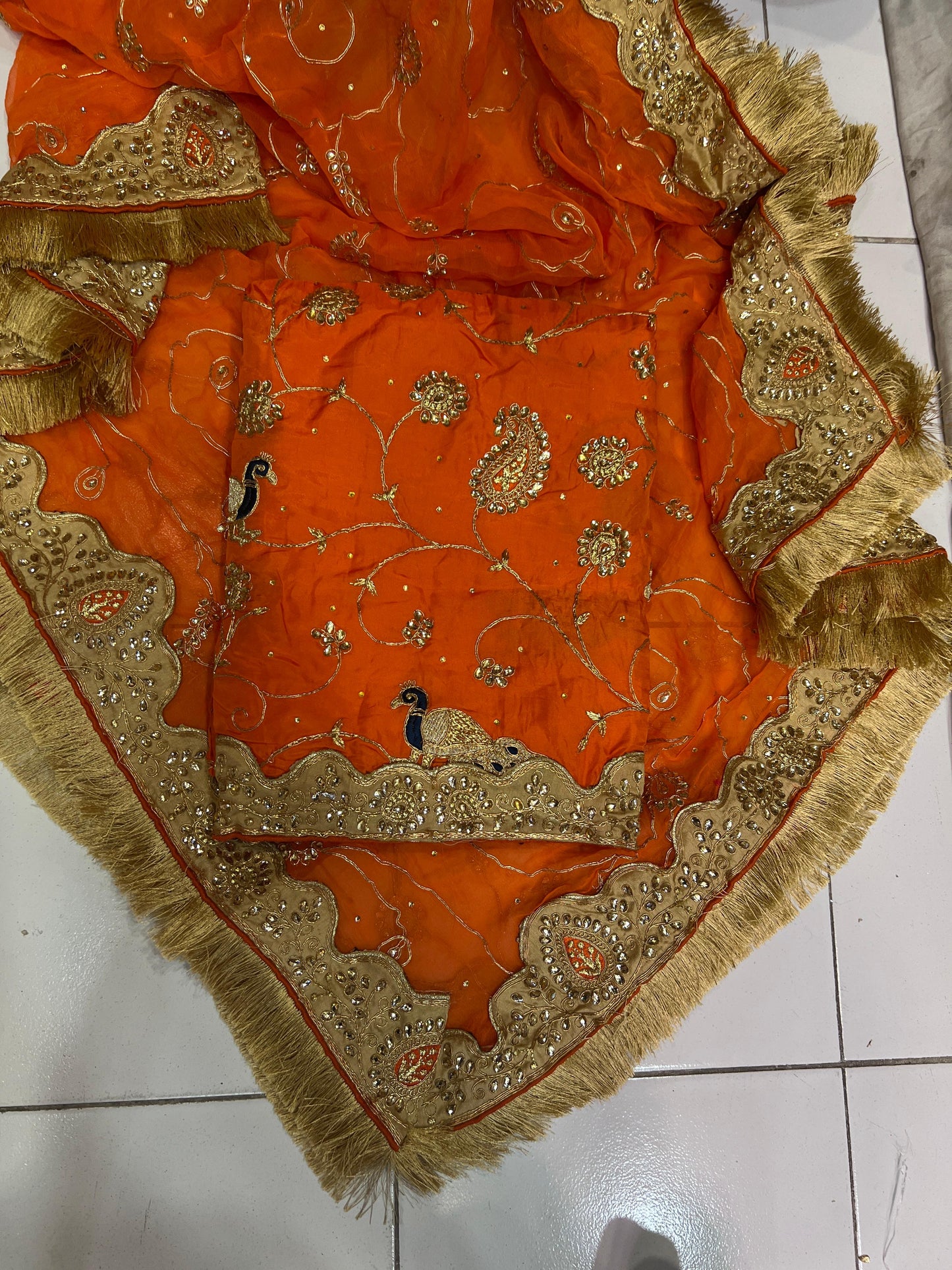 Rumika peacock inspired salwar suit Indian suit - Saffronfashionindia
