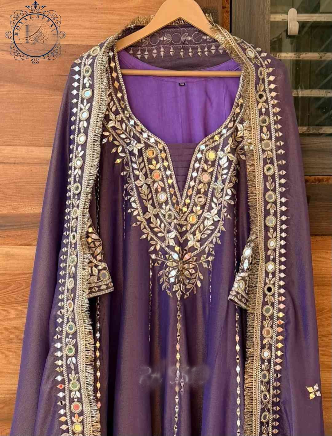 Anarkali dress long stitched dress Pakistani inspired dress Indian dress SaffronFashion