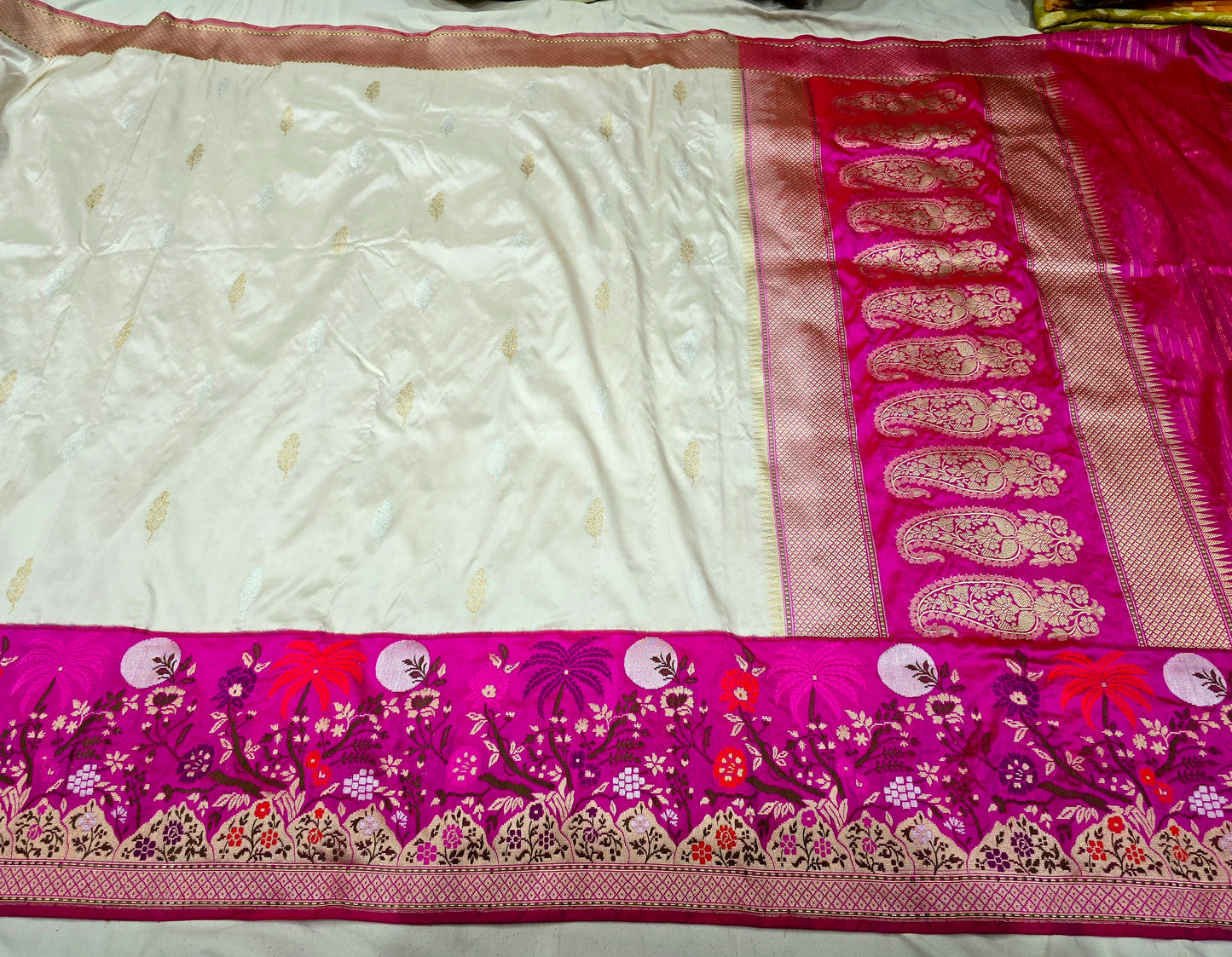 Vintage Banarsi kadwa saree Indian sarees women sari blouse SaffronFashion