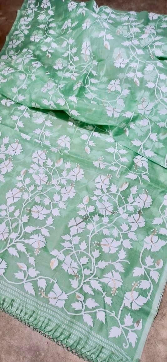 Subisha Jamdani Saree Bengal Tradition sarees - Saffronfashionindia