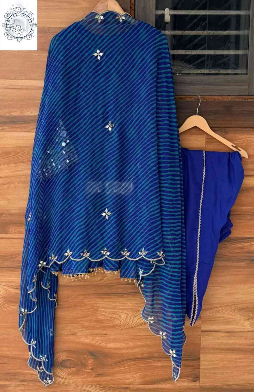 Lehariya Anarkali salwar suit women dresses SaffronFashion