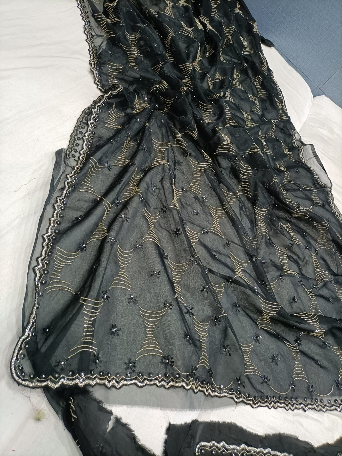 Ivshika Organza Partywear Saree trendy sarees - Saffronfashionindia
