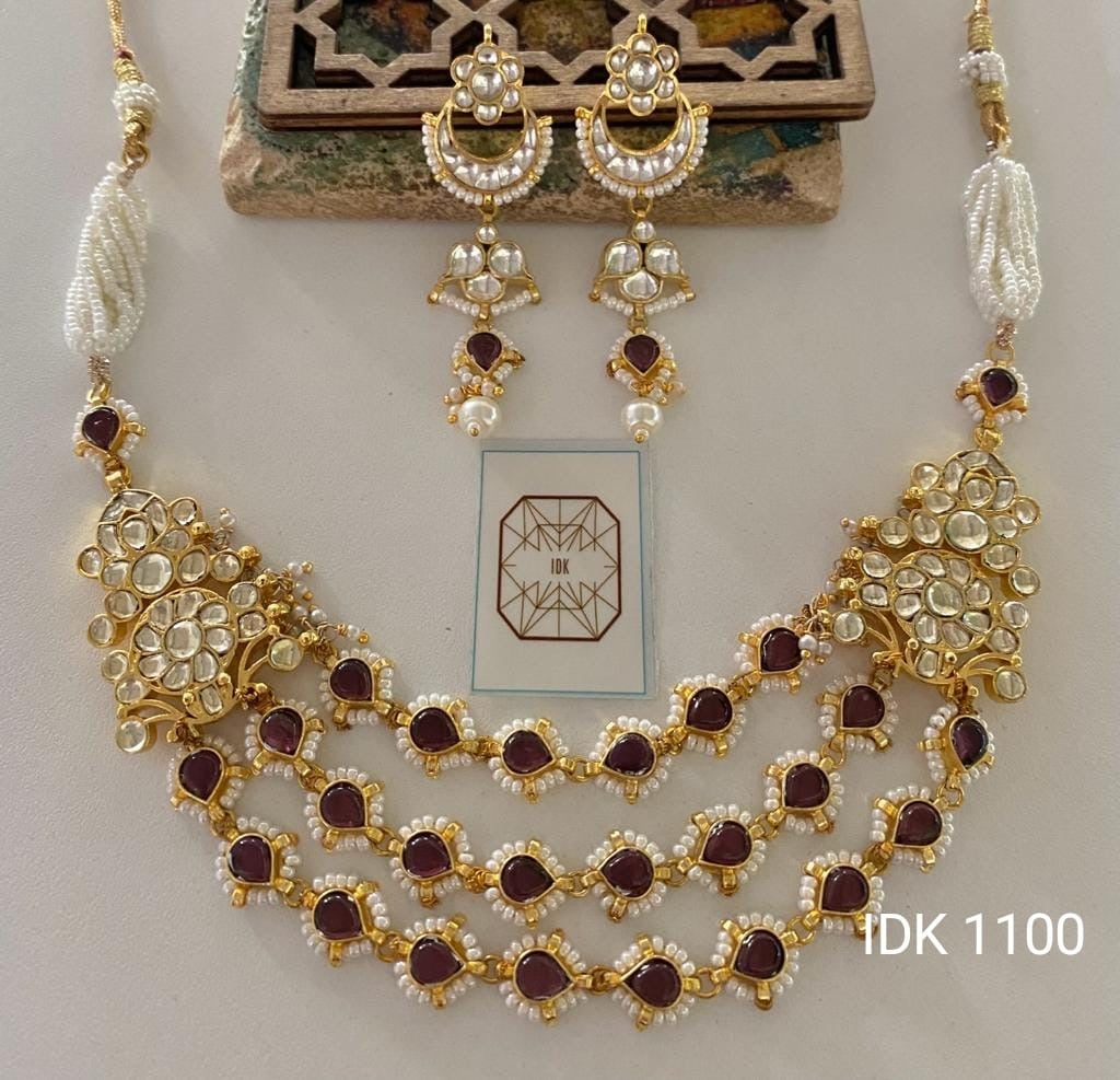 Suhani necklace set/indian necklace - Saffronfashionindia