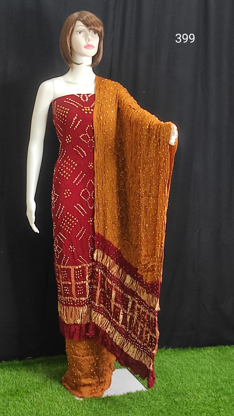 Gajji silk Salwar suit Indian suit traditional Salwar kameez - Saffronfashionindia