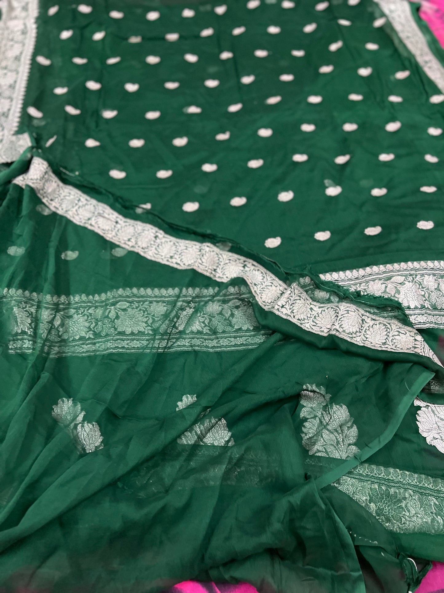 Banarsi Chiffon Saree Indian saree - Saffronfashionindia