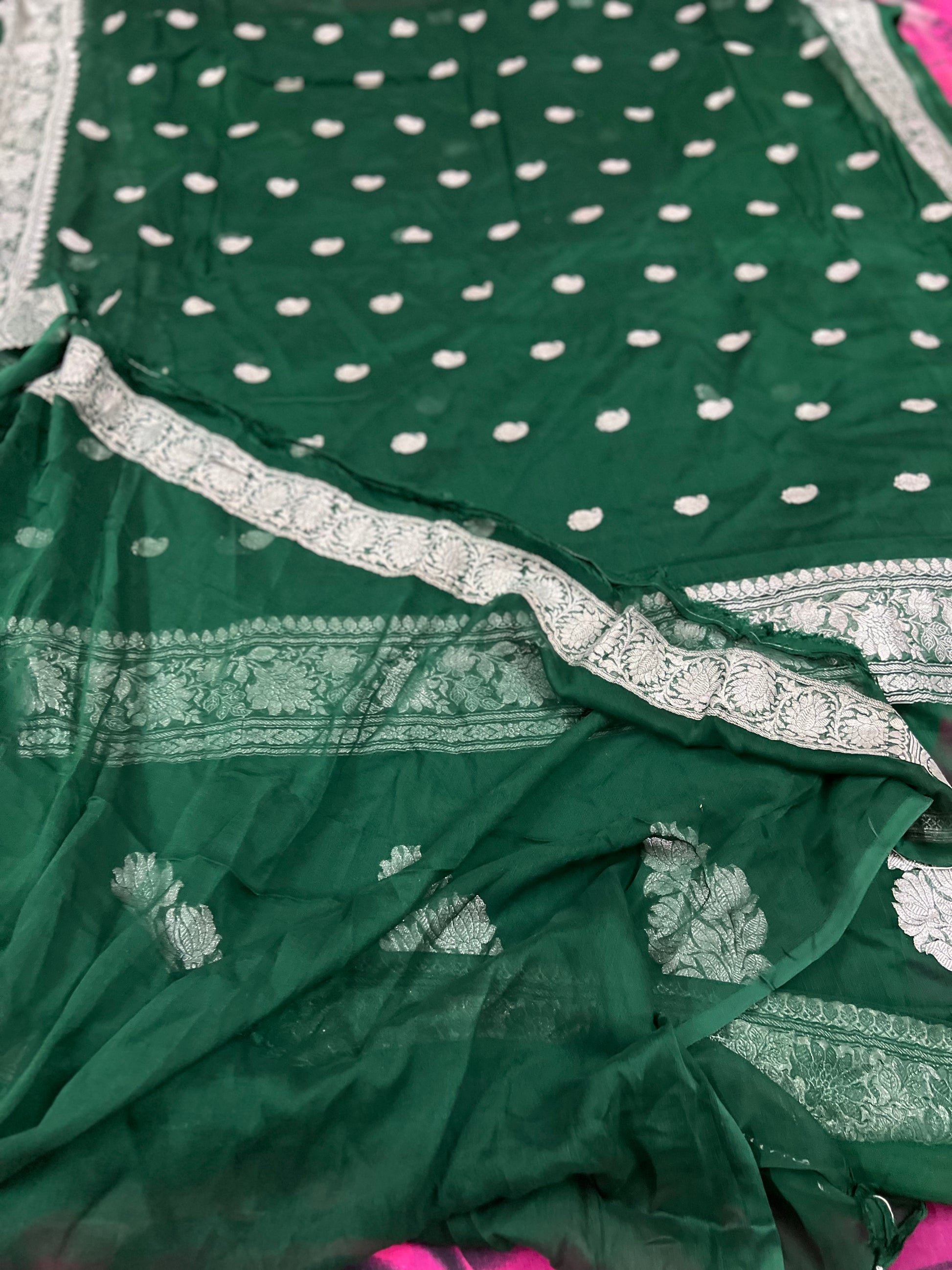 Banarsi Chiffon Saree Indian saree - Saffronfashionindia