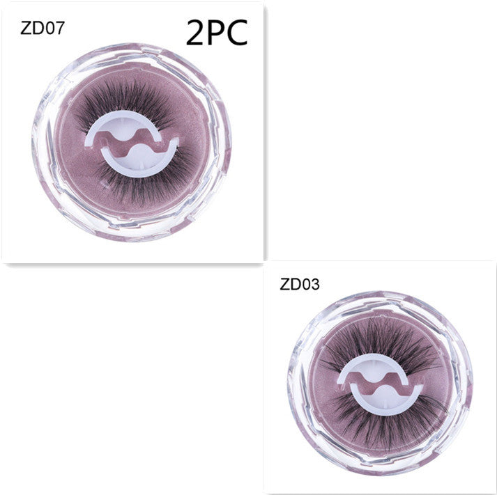 Self-adhesive Reusable Glue-free Eye Lashes With Natural Curl - Saffronfashionindia