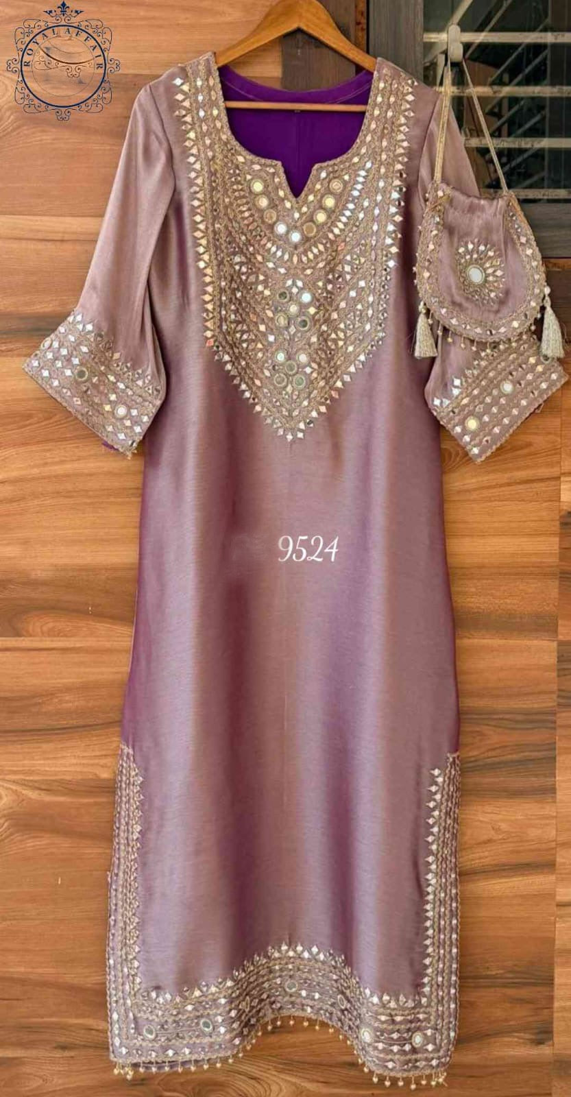 Tissue designer dress stitched dress long dresses Saffronfashionindia