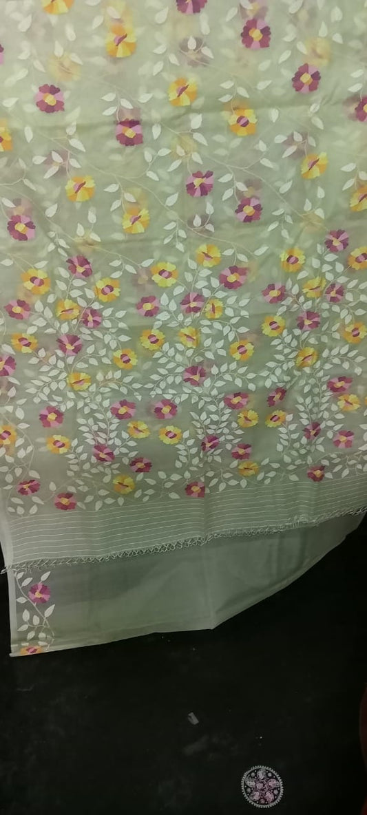 Pinaha Tantuj women jamdani sarees - Saffronfashionindia
