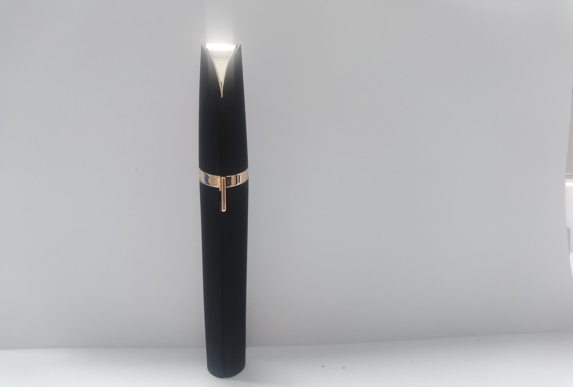 Mini Electric Eyebrow Trimmer Lipstick Brows Pen Hair Remover Painless Razor Epilator with LED Light - Saffronfashionindia