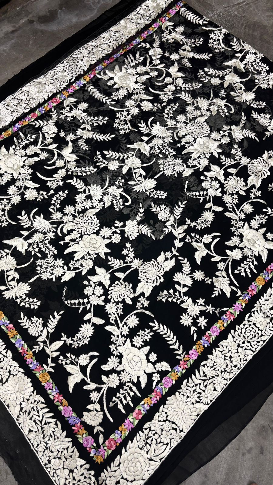 Avolika Parsi saree handmade authentic Parsi gara saree Indian sari blouse SaffronFashion