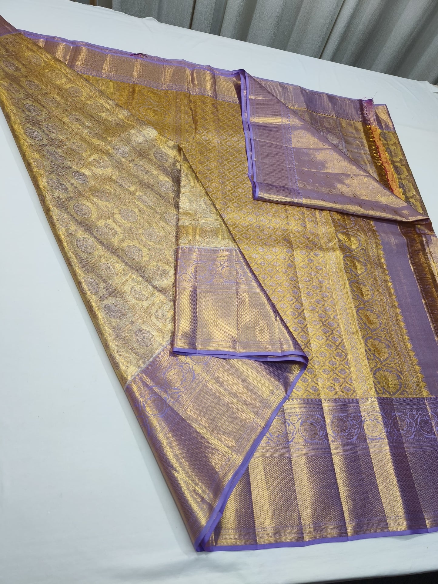 Sumita Kanjeevaram silk saree traditional Bengal sarees - Saffronfashionindia