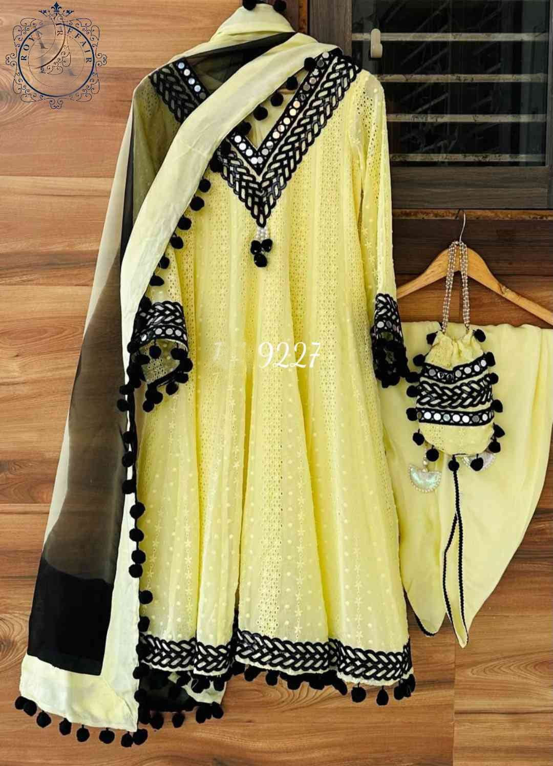 Lacknavi Anarkali salwar kameez Indian Pakistani dresses - Saffronfashionindia