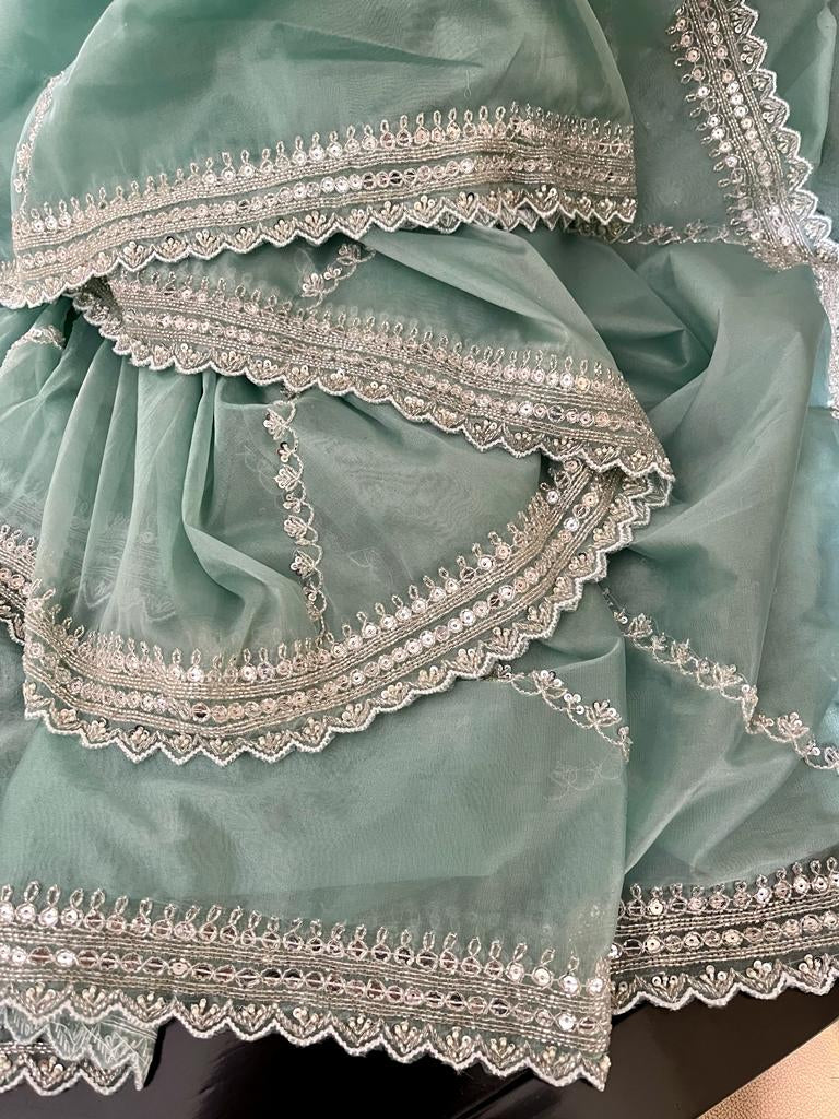 Mahi organza katdana gorgeous sarees - Saffronfashionindia