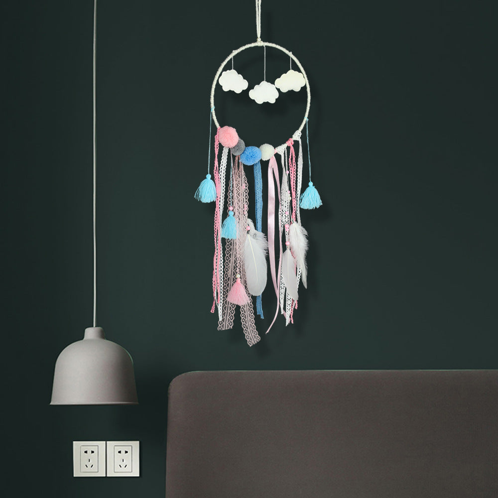 Cloud Dream Catcher Wind Chime Pendant - Saffronfashionindia