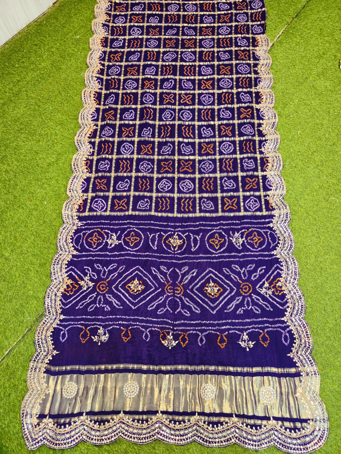 Tajika gharchola saree Gajji silk saree traditional sari blouse - Saffronfashionindia