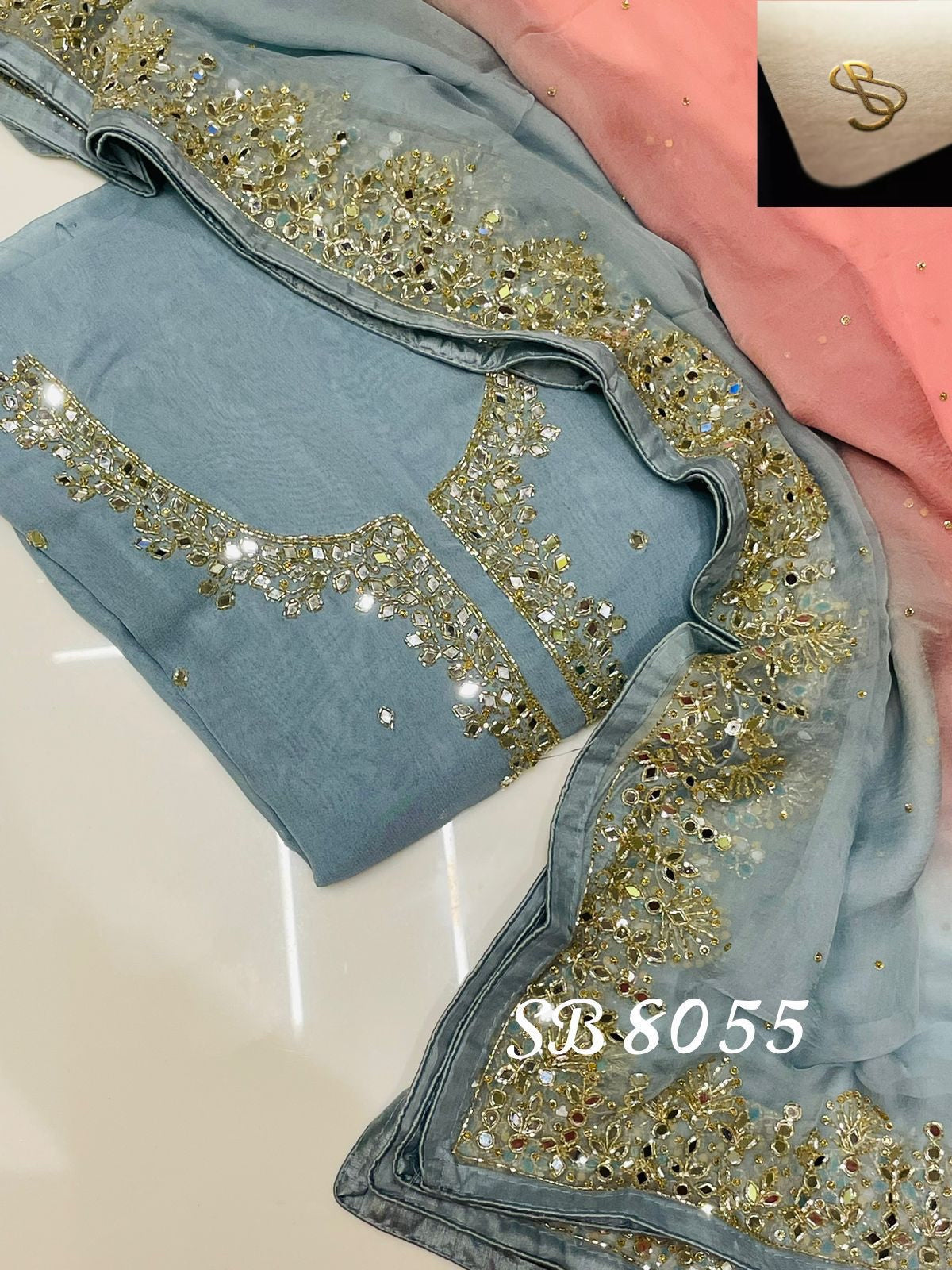 Lavisha unstitched salwar suit Indian suit - Saffronfashionindia