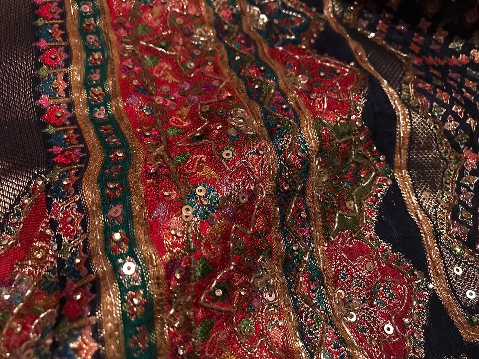 Kani Silk saree Kashmiri sarees Indian sari blouse SaffronFashion