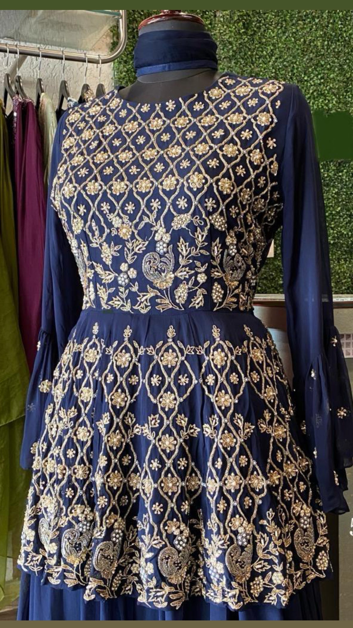 Rubila indowestern dress Partywear Women dress - Saffronfashionindia