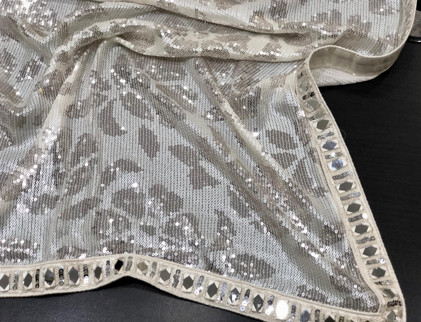 Designer sequence saree gorgeous blouse partywear sarees SaffronFashion