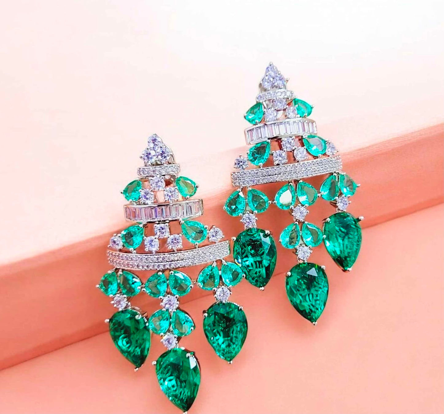 Stone earrings for women cocktail earrings partywear earrings SaffronFashion